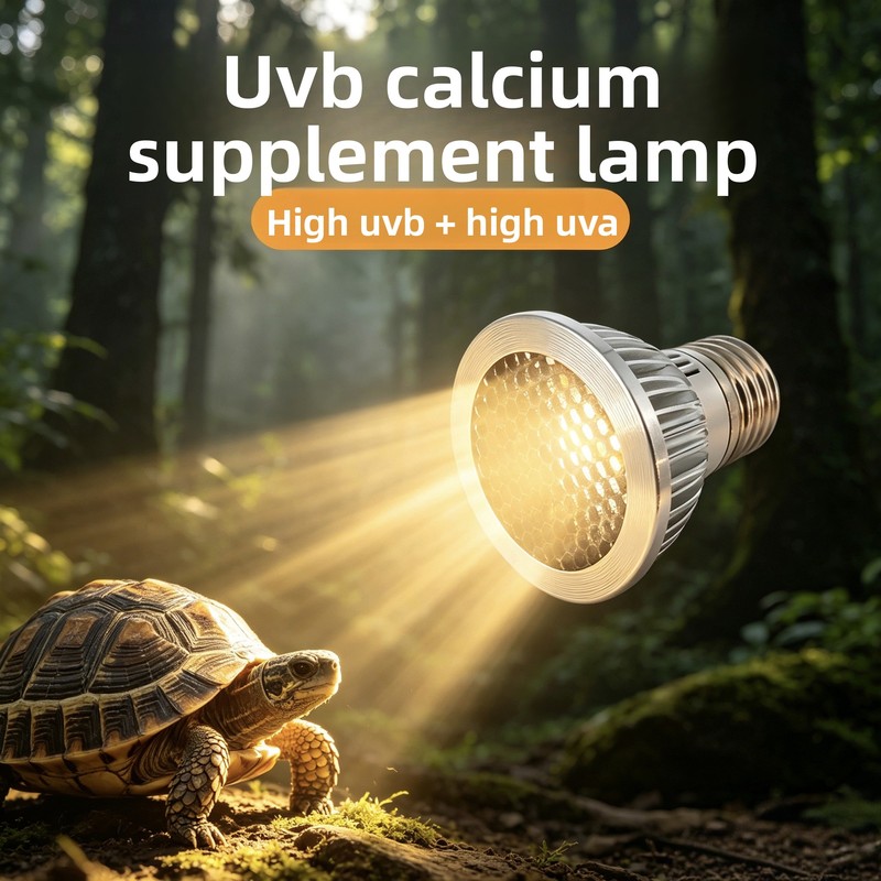 Vitamin D3 Reptile - หลอดไฟสัตว์เลื้อยคลานแบบฟูลสเปกตรัม UVB 5.0 – หลอดความร้อน UVA