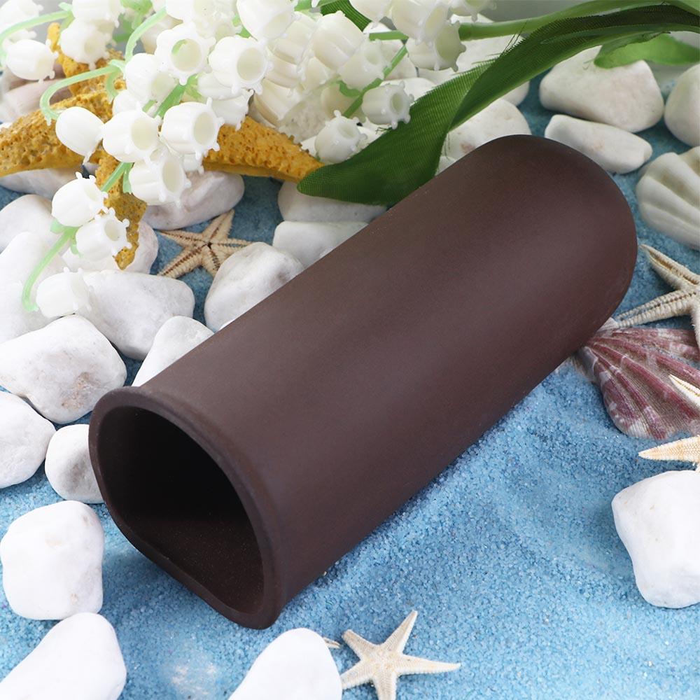 Hide Cave Ceramic - ที่กำบังตู้ปลาตู้ปลาตู้ปลาถังเลี้ยงปลาแบบใหม่เซรามิกวางไข่กุ้งที่อาศัยอยู่เครื่องประดับสำหรับการเพาะพันธุ์
