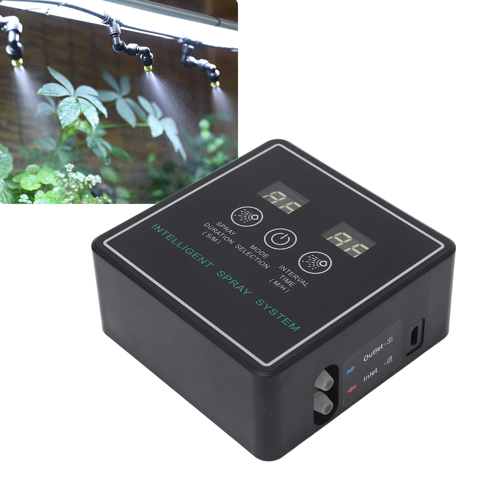 Misting Nozzle Reptile - สัตว์เลื้อยคลาน Fogger สมาร์ทสเปรย์ระบบจับเวลาอัตโนมัติ Humidifier 360 องศาปรับ