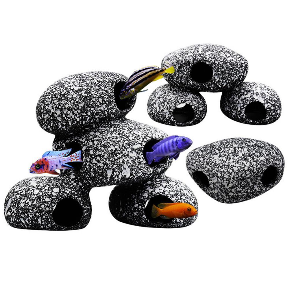 Hide Cave Ceramic - ถ้ำตกแต่งตู้ปลา สำหรับซ่อนตัวและเพาะพันธุ์ปลา
