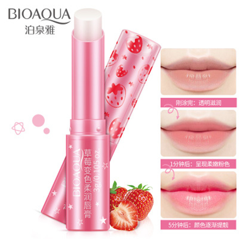 Substrate Coconut Fiber - BIOAQUA Face Skin Care สตรอเบอร์รี่ธรรมชาติการเปลี่ยนสี Lip