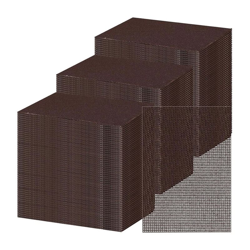 Screen Top Mesh - แผ่นกรองทำความสะอาดเตา SOFT-100 แพ็ค ขนาด 4x5.5 นิ้ว