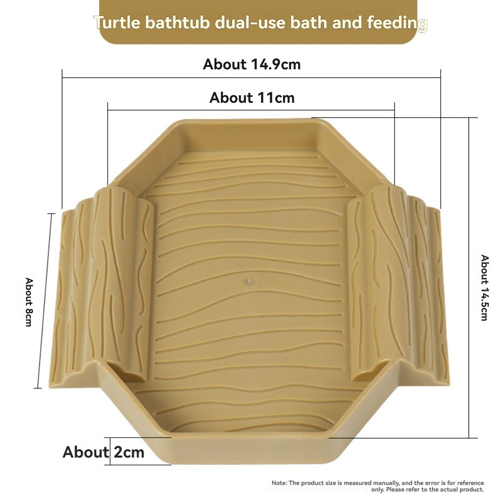 อ่างอาบน้ำเต่าขอบเหลือง อ่างน้ - Water Dish Reptile บทวิจารณ์และราคา
