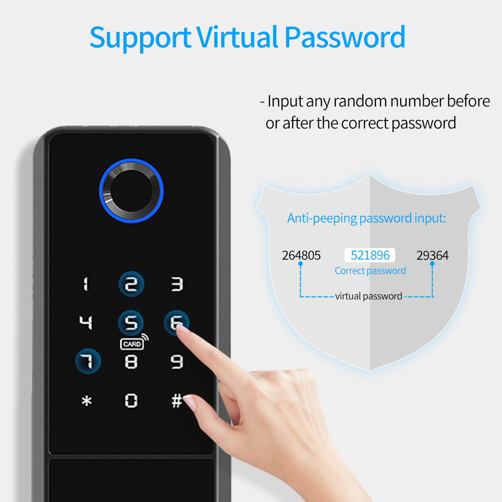 IP65 กันน้ํา TTLock ลายนิ้วมือ - Glass Door Hinge บทวิจารณ์และราคา