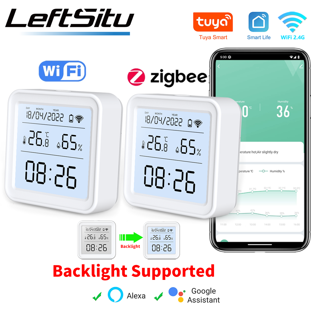 Tuya Zigbee WiFi อุณหภูมิความช - Digital Hygrometer Probe บทวิจารณ์และราคา