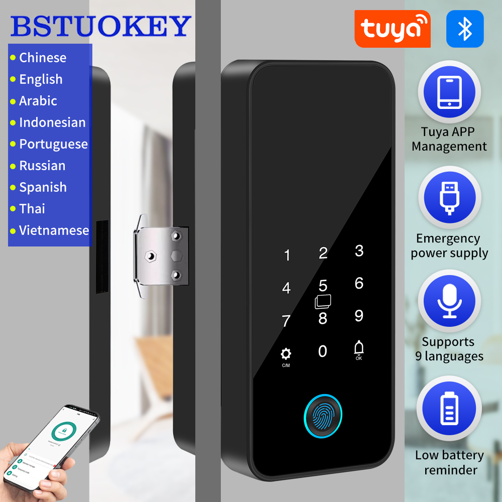 Tuya Smart Life บลูทูธประตูกระ - Glass Door Hinge บทวิจารณ์และราคา