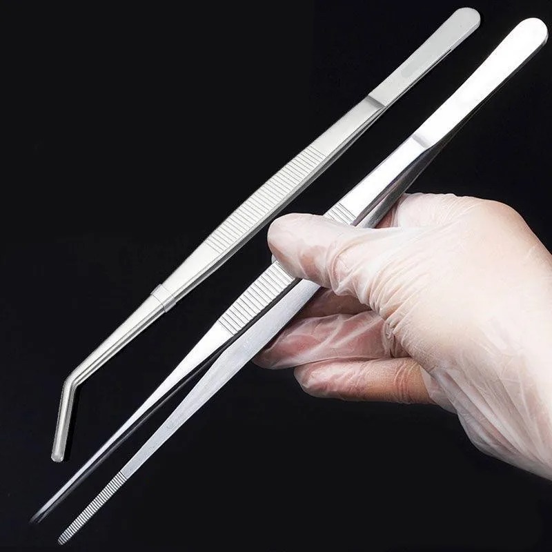 แหนบสแตนเลสอเนกประสงค์ แหนบคีบ - Feeding Tong Stainless บทวิจารณ์และราคา
