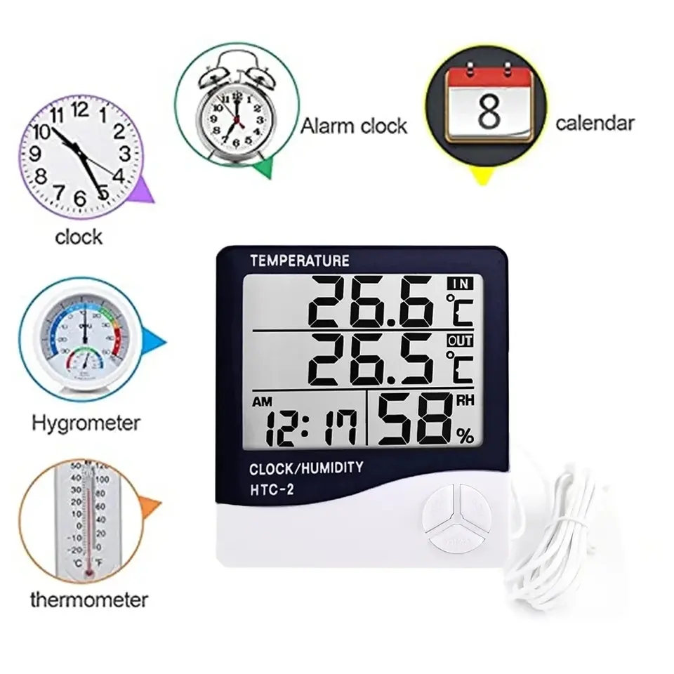 เครื่องวัดอุณหภูมิและความชื้นด - Digital Hygrometer Probe บทวิจารณ์และราคา