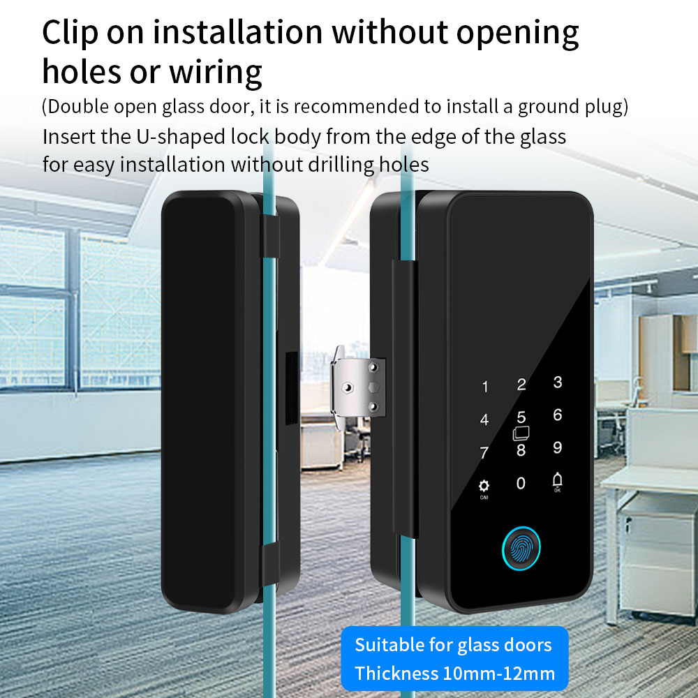 มัลติฟังก์ชั่นสมาร์ทประตูกระจก - Glass Door Hinge บทวิจารณ์และราคา